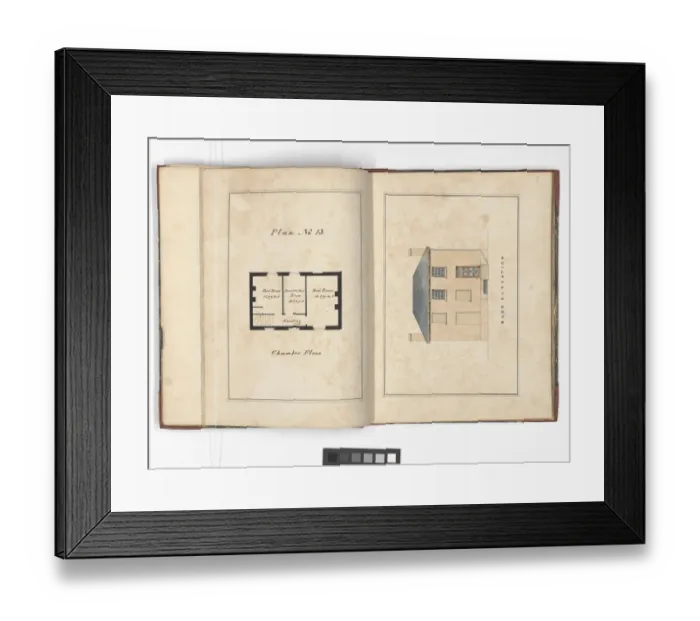 Framed Print : Pages from Brays Designs for Cottages and Villas Framed Print : Pages from Brays Designs for Cottages and Villas
