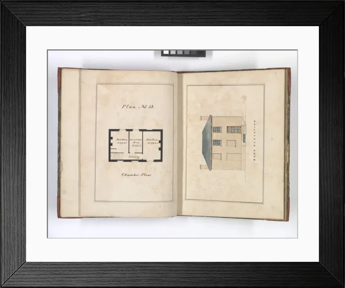 Framed Print : Pages from Brays Designs for Cottages and Villas Framed Print : Pages from Brays Designs for Cottages and Villas