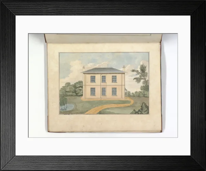 Framed Print : Pages from Brays Designs for Cottages and Villas Framed Print : Pages from Brays Designs for Cottages and Villas
