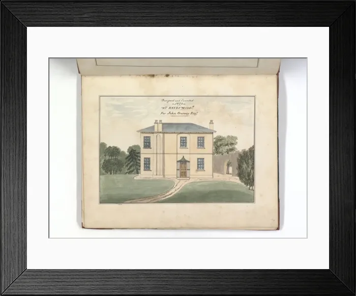 Framed Print : Pages from Brays Designs for Cottages and Villas Framed Print : Pages from Brays Designs for Cottages and Villas
