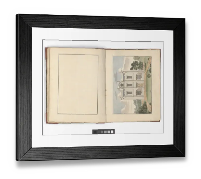 Framed Print : Pages from Brays Designs for Cottages and Villas Framed Print : Pages from Brays Designs for Cottages and Villas