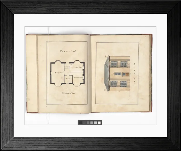 Framed Print : Pages from Brays Designs for Cottages and Villas Framed Print : Pages from Brays Designs for Cottages and Villas