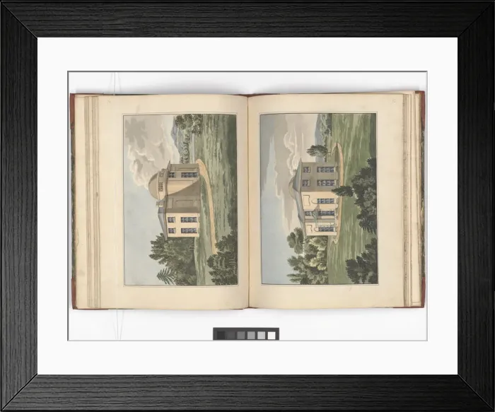Framed Print : Pages from Brays Designs for Cottages and Villas Framed Print : Pages from Brays Designs for Cottages and Villas
