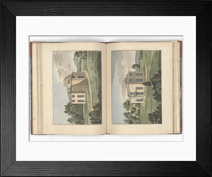 Framed Print : Pages from Brays Designs for Cottages and Villas Framed Print : Pages from Brays Designs for Cottages and Villas