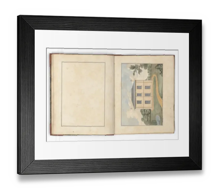 Framed Print : Pages from Brays Designs for Cottages and Villas Framed Print : Pages from Brays Designs for Cottages and Villas
