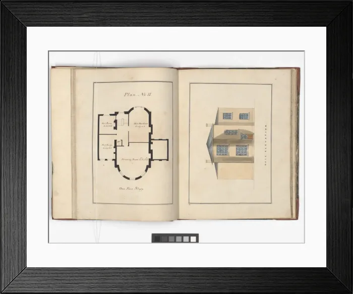 Framed Print : Pages from Brays Designs for Cottages and Villas Framed Print : Pages from Brays Designs for Cottages and Villas