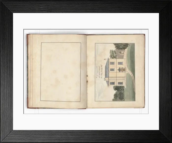 Framed Print : Pages from Brays Designs for Cottages and Villas Framed Print : Pages from Brays Designs for Cottages and Villas