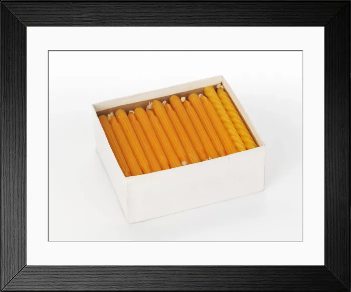 Framed Print : Box of candles Framed Print : Box of candles