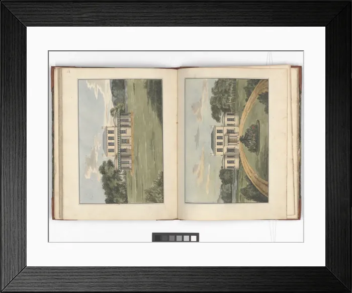 Framed Print : Pages from Brays Designs for Cottages and Villas Framed Print : Pages from Brays Designs for Cottages and Villas