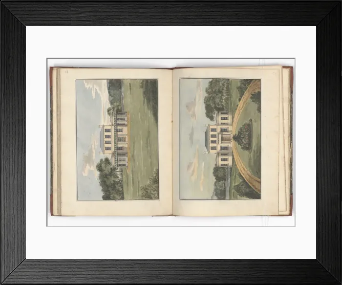 Framed Print : Pages from Brays Designs for Cottages and Villas Framed Print : Pages from Brays Designs for Cottages and Villas