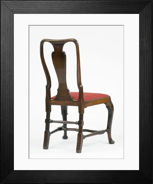 Framed Print : Walnut India-back chair Framed Print : Walnut India-back chair