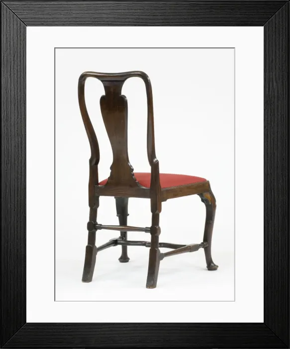 Framed Print : Walnut India-back chair Framed Print : Walnut India-back chair