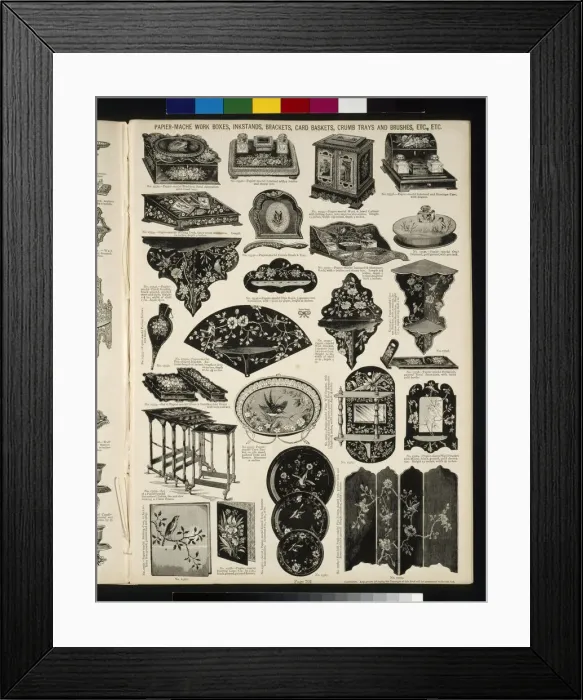 Framed Print : Page from an unknown catalogue Framed Print : Page from an unknown catalogue