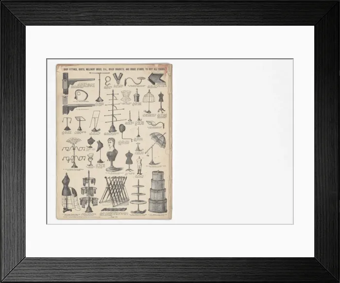 Framed Print : Pages from a catalogue Framed Print : Pages from a catalogue