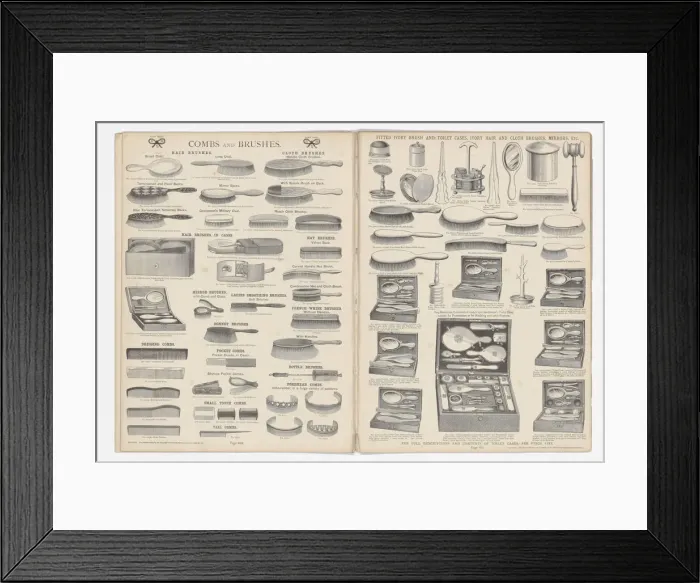 Framed Print : Pages from a catalogue Framed Print : Pages from a catalogue