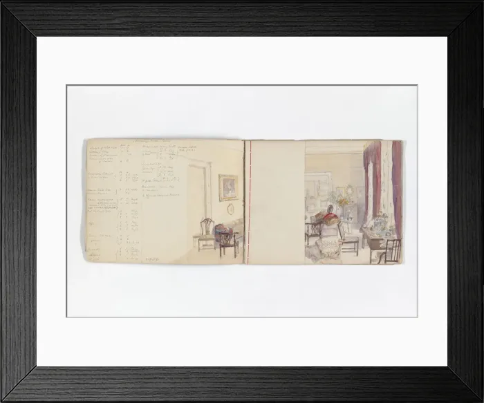 Framed Print : Drawing book illustrated by Mary Gibbs Shapter Framed Print : Drawing book illustrated by Mary Gibbs Shapter