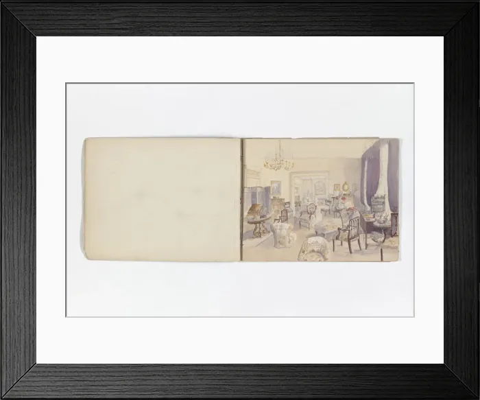 Framed Print : Drawing book illustrated by Mary Gibbs Shapter Framed Print : Drawing book illustrated by Mary Gibbs Shapter