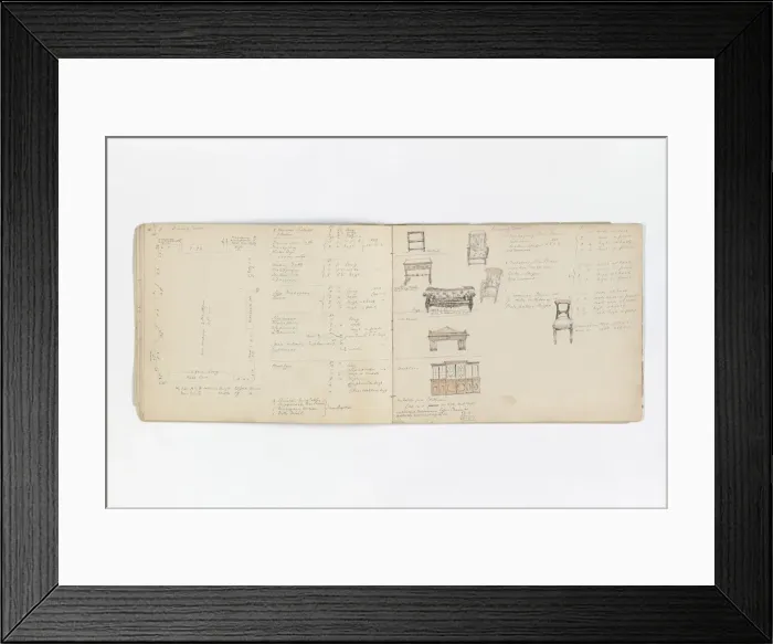 Framed Print : Drawing book illustrated by Mary Gibbs Shapter Framed Print : Drawing book illustrated by Mary Gibbs Shapter