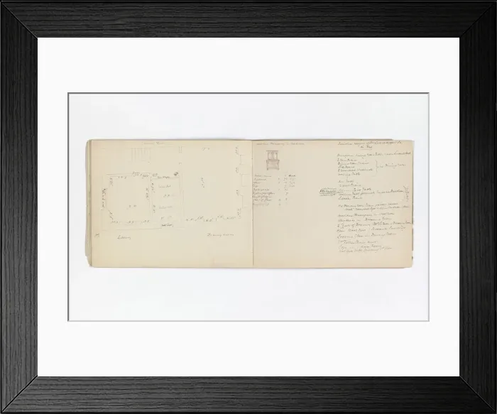 Framed Print : Drawing book illustrated by Mary Gibbs Shapter Framed Print : Drawing book illustrated by Mary Gibbs Shapter