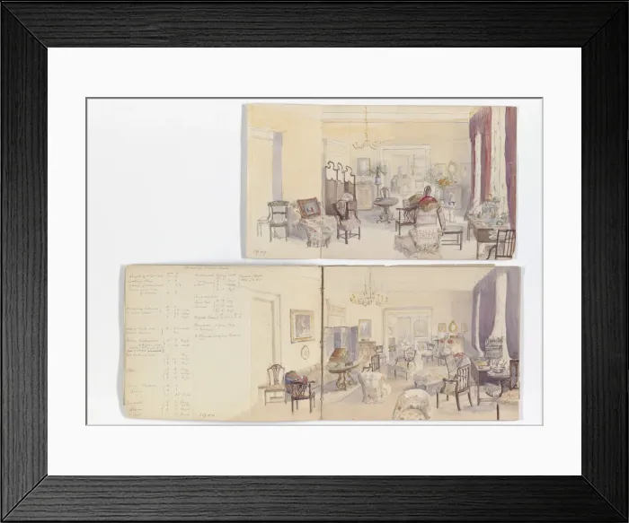 Framed Print : Drawing book illustrated by Mary Gibbs Shapter Framed Print : Drawing book illustrated by Mary Gibbs Shapter