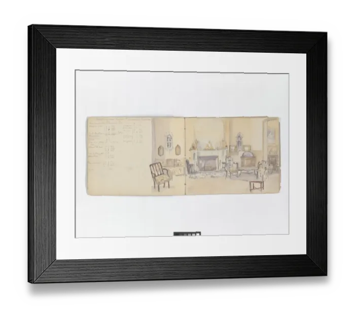 Framed Print : Drawing book illustrated by Mary Gibbs Shapter Framed Print : Drawing book illustrated by Mary Gibbs Shapter