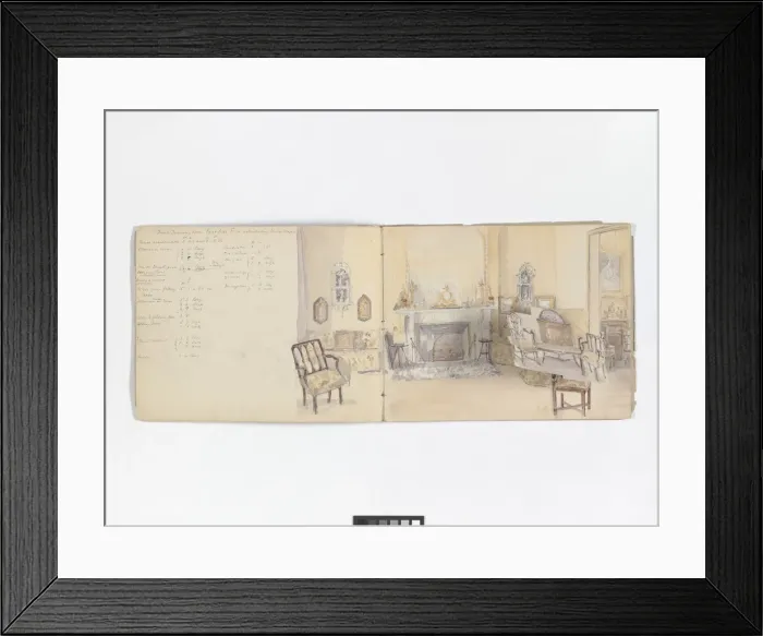 Framed Print : Drawing book illustrated by Mary Gibbs Shapter Framed Print : Drawing book illustrated by Mary Gibbs Shapter