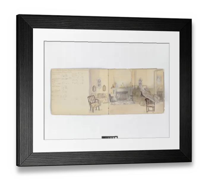 Framed Print : Drawing book illustrated by Mary Gibbs Shapter Framed Print : Drawing book illustrated by Mary Gibbs Shapter