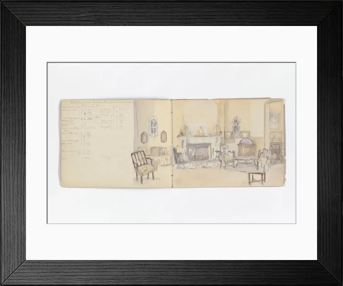 Framed Print : Drawing book illustrated by Mary Gibbs Shapter Framed Print : Drawing book illustrated by Mary Gibbs Shapter
