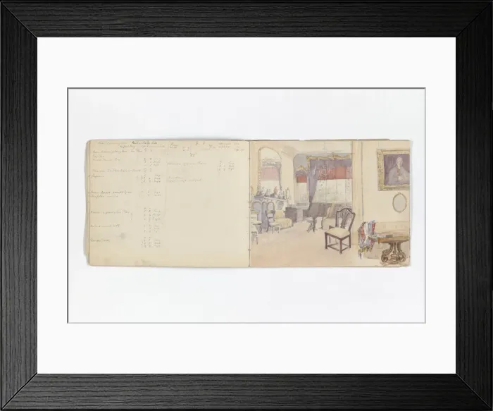 Framed Print : Drawing book illustrated by Mary Gibbs Shapter Framed Print : Drawing book illustrated by Mary Gibbs Shapter