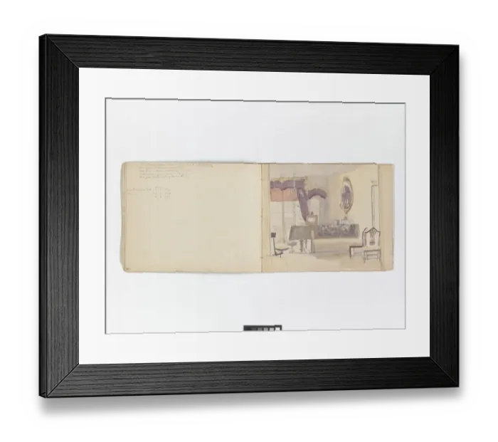 Framed Print : Drawing book illustrated by Mary Gibbs Shapter Framed Print : Drawing book illustrated by Mary Gibbs Shapter