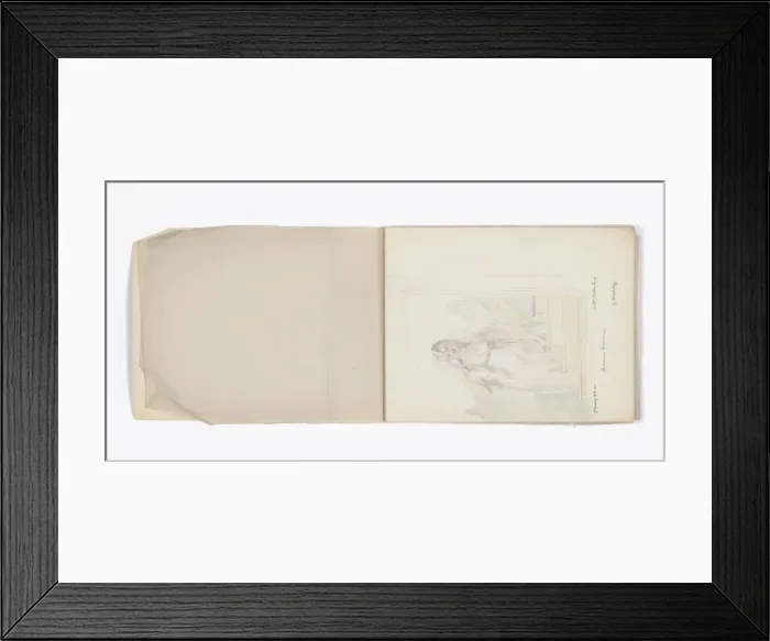 Framed Print : Mary Gibbs Shapter Drawing Book Framed Print : Mary Gibbs Shapter Drawing Book