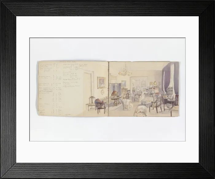 Framed Print : Drawing book illustrated by Mary Gibbs Shapter Framed Print : Drawing book illustrated by Mary Gibbs Shapter