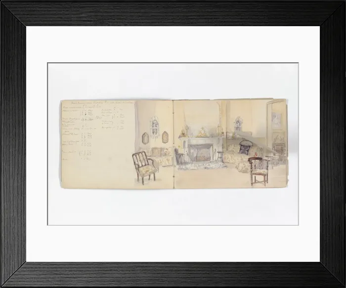 Framed Print : Drawing book illustrated by Mary Gibbs Shapter Framed Print : Drawing book illustrated by Mary Gibbs Shapter