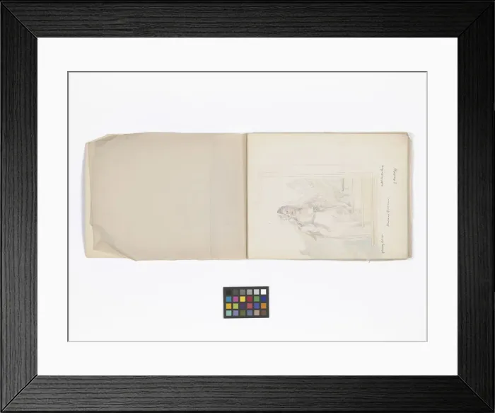 Framed Print : Mary Gibbs Shapter Drawing Book Framed Print : Mary Gibbs Shapter Drawing Book
