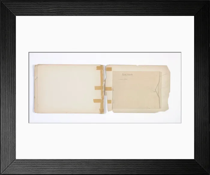 Framed Print : Mary Gibbs Shapter Drawing Book