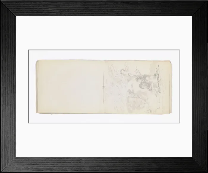 Framed Print : Mary Gibbs Shapter Drawing Book