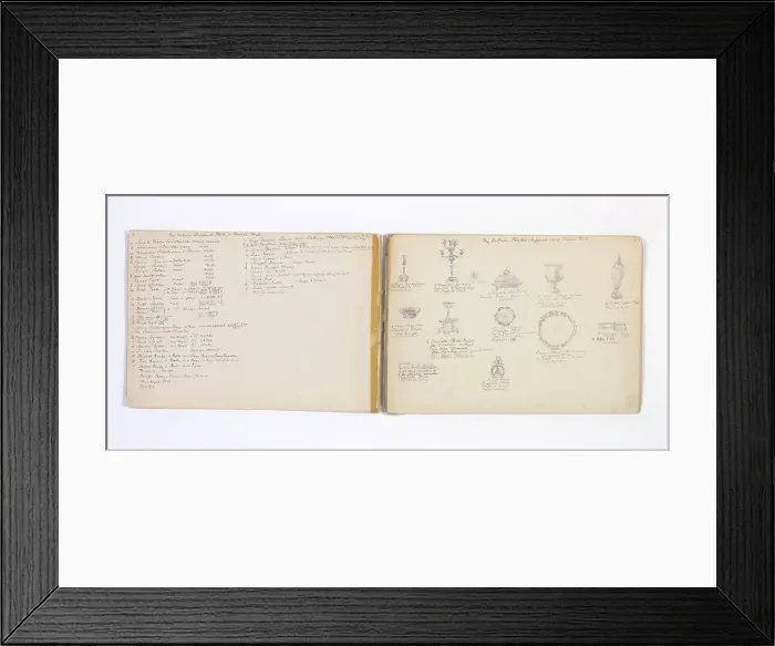 Framed Print : Mary Gibbs Shapter Drawing Book Framed Print : Mary Gibbs Shapter Drawing Book