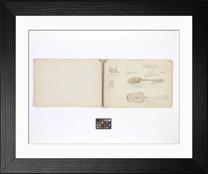 Framed Print : Mary Gibbs Shapter Drawing Book Framed Print : Mary Gibbs Shapter Drawing Book