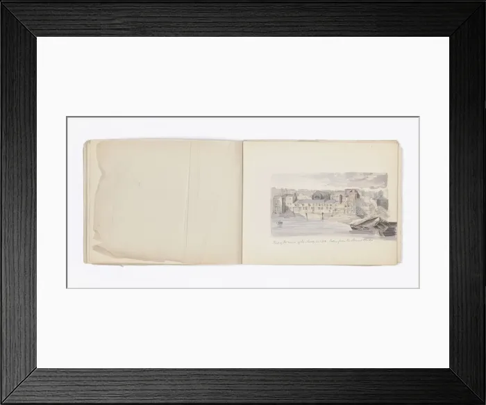 Framed Print : Mary Gibbs Shapter Drawing Book Framed Print : Mary Gibbs Shapter Drawing Book