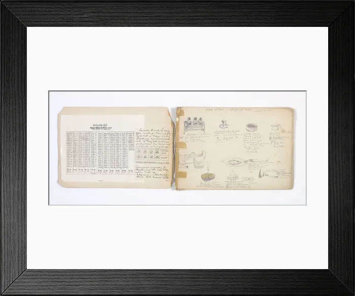 Framed Print : Mary Gibbs Shapter Drawing Book Framed Print : Mary Gibbs Shapter Drawing Book