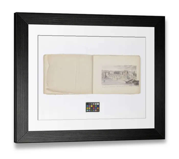 Framed Print : Mary Gibbs Shapter Drawing Book Framed Print : Mary Gibbs Shapter Drawing Book
