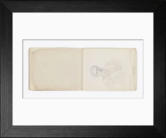 Framed Print : Mary Gibbs Shapter Drawing Book Framed Print : Mary Gibbs Shapter Drawing Book