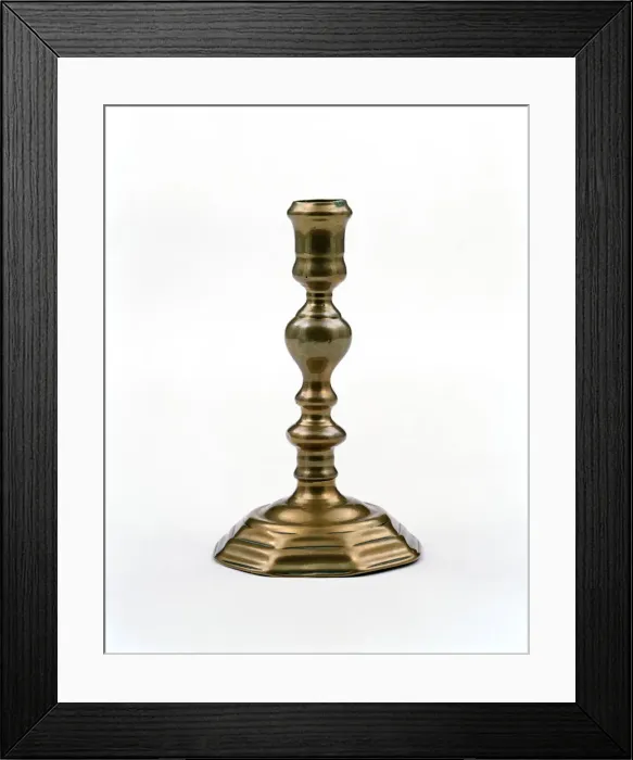 Framed Print : Candlestick, before conservation Framed Print : Candlestick, before conservation