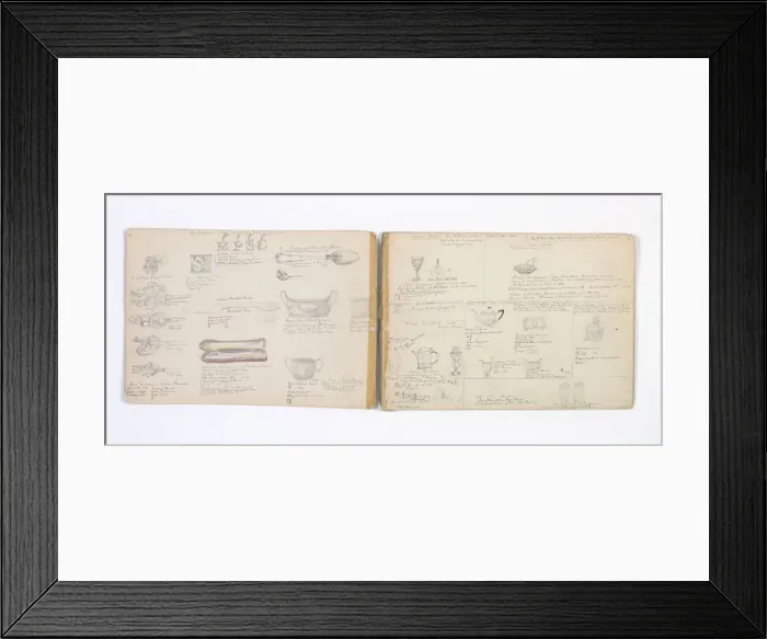 Framed Print : Mary Gibbs Shapter Drawing Book Framed Print : Mary Gibbs Shapter Drawing Book