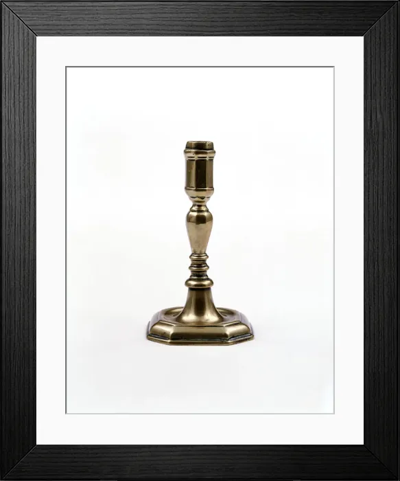 Framed Print : Candlestick, before restoration Framed Print : Candlestick, before restoration
