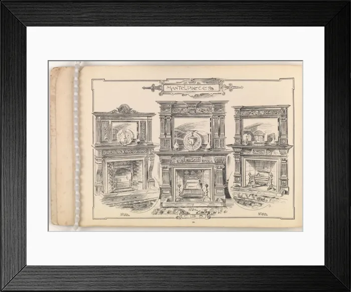 Framed Print : Page from Furniture by C&S. Ltd Framed Print : Page from Furniture by C&S. Ltd