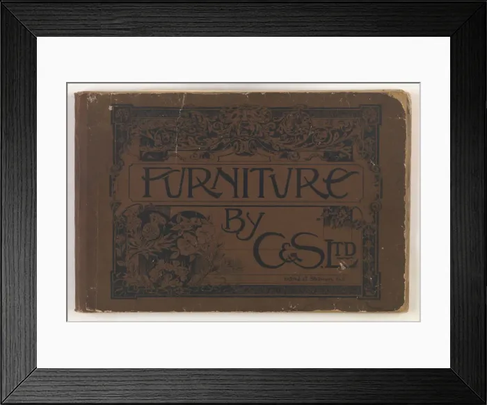 Framed Print : Page from Furniture by C&S. Ltd Framed Print : Page from Furniture by C&S. Ltd