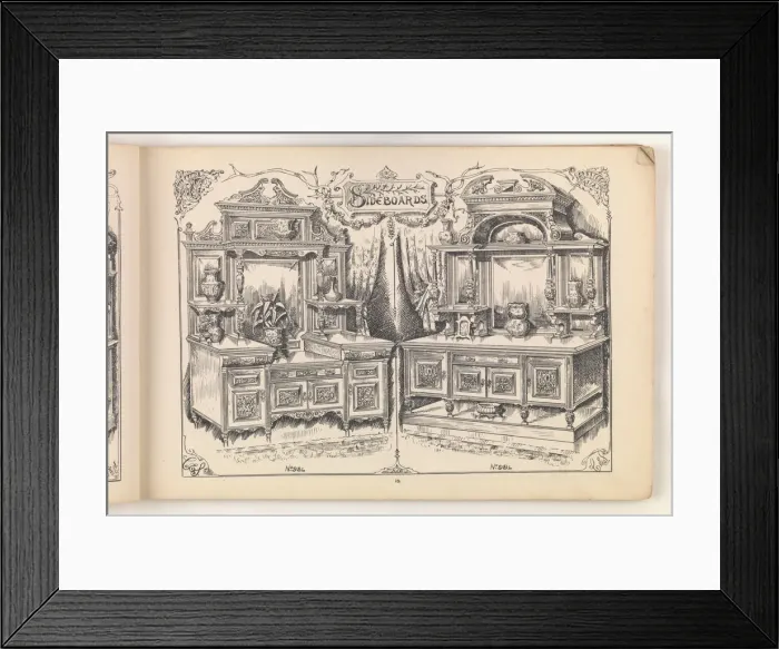 Framed Print : Page from Furniture by C&S. Ltd Framed Print : Page from Furniture by C&S. Ltd