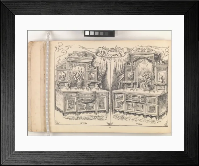 Framed Print : Page from Furniture by C&S. Ltd Framed Print : Page from Furniture by C&S. Ltd
