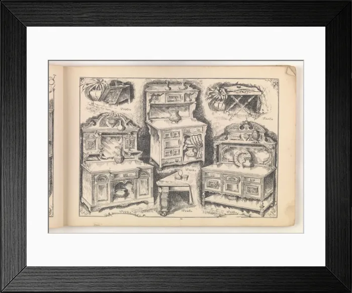 Framed Print : Page from Furniture by C&S. Ltd